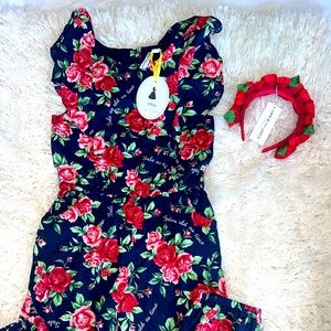 Janie and Jack Disney Belle Collection Romper